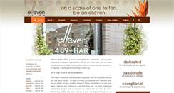 Desktop Screenshot of ellevensalon.com